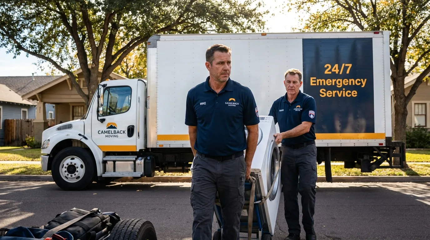 CamelBack Moving crew loading furniture in East Palatka, FL