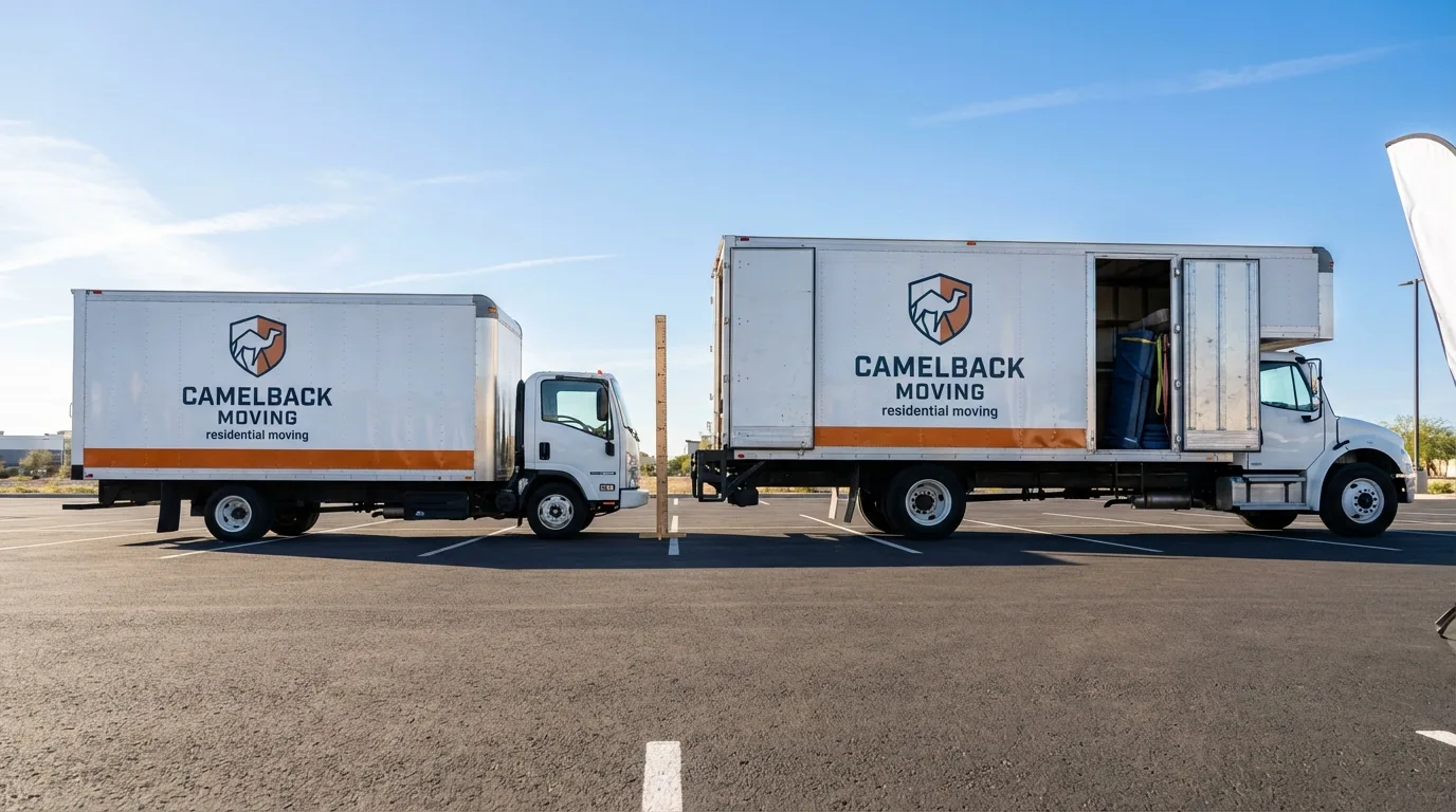 Moving truck size capacity guide in East Palatka